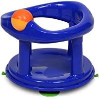 Los mejores  - Safety 1st Asiento de baño- giratorio 360°- con ventosas y juguete integrado- Color Azul